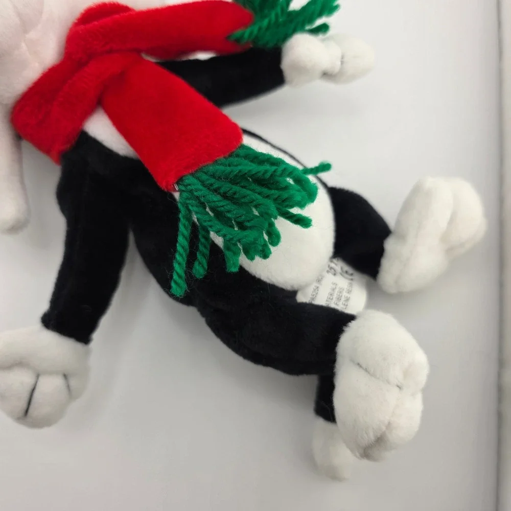 Warner Bros Sylvester‎ Santa Bean Bag Plush Vintage 1998 NWT